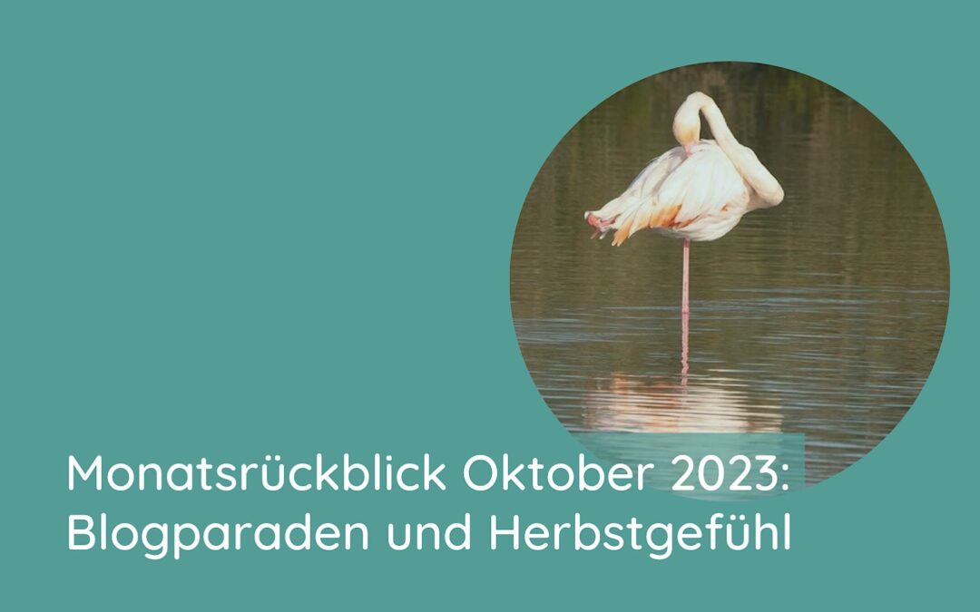 Monatsrückblick Oktober 2023: Blogparaden und Herbstgefühl