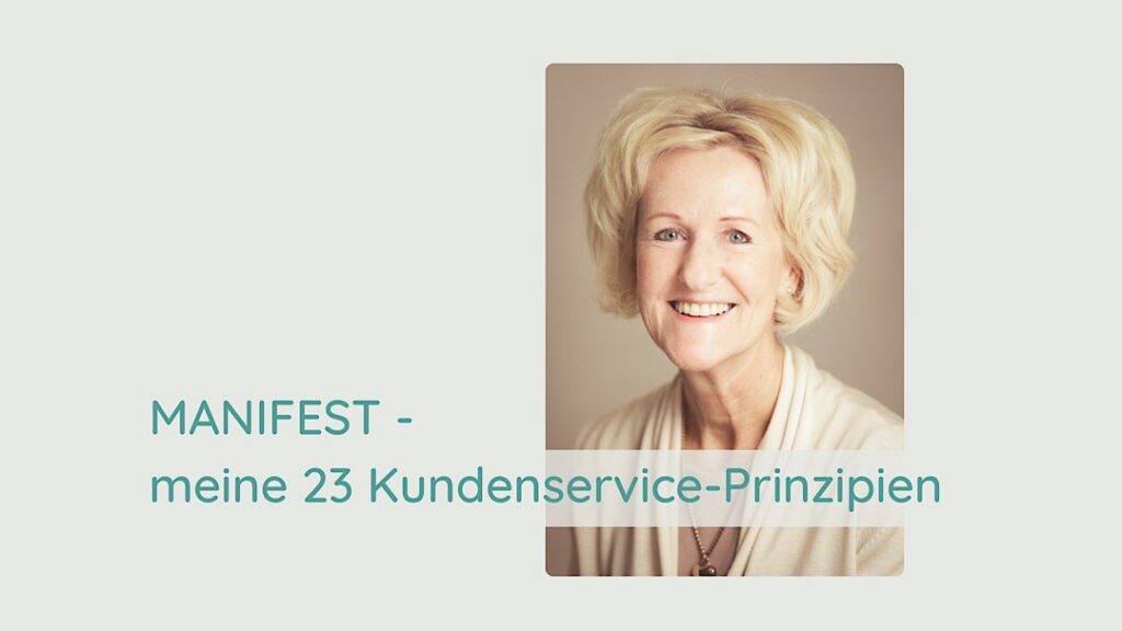 Manifest Kundenservice-Prinzipien